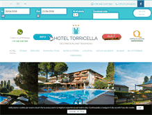 Tablet Screenshot of hoteltorricella.com